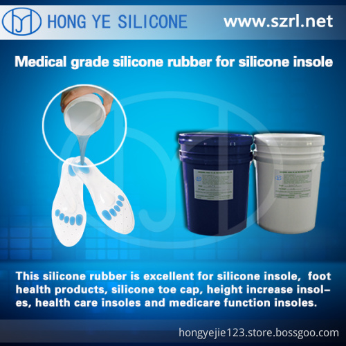 platinum cured silicone rubber for silicone insole